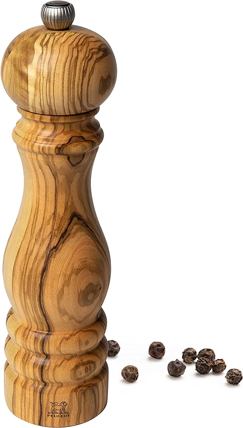 Peugeot Paris Olivier Pepper Mill 22cm - 9in Olive Wood 3 Peugeot Paris Olivier Pepper Mill 22cm - 9in Olive Wood
