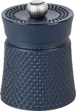 Peugeot BALI FONTE Cast Iron Pepper Mill, 8cm/3 In, Blue