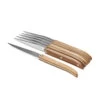 TB Laguiole Sens 6-Piece Steak Knife Set - Light Wood Handle