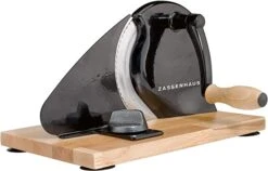 Zassenhaus Manual Bread Slicer Classic Hand Crank 11.75 In By 8 In - Black