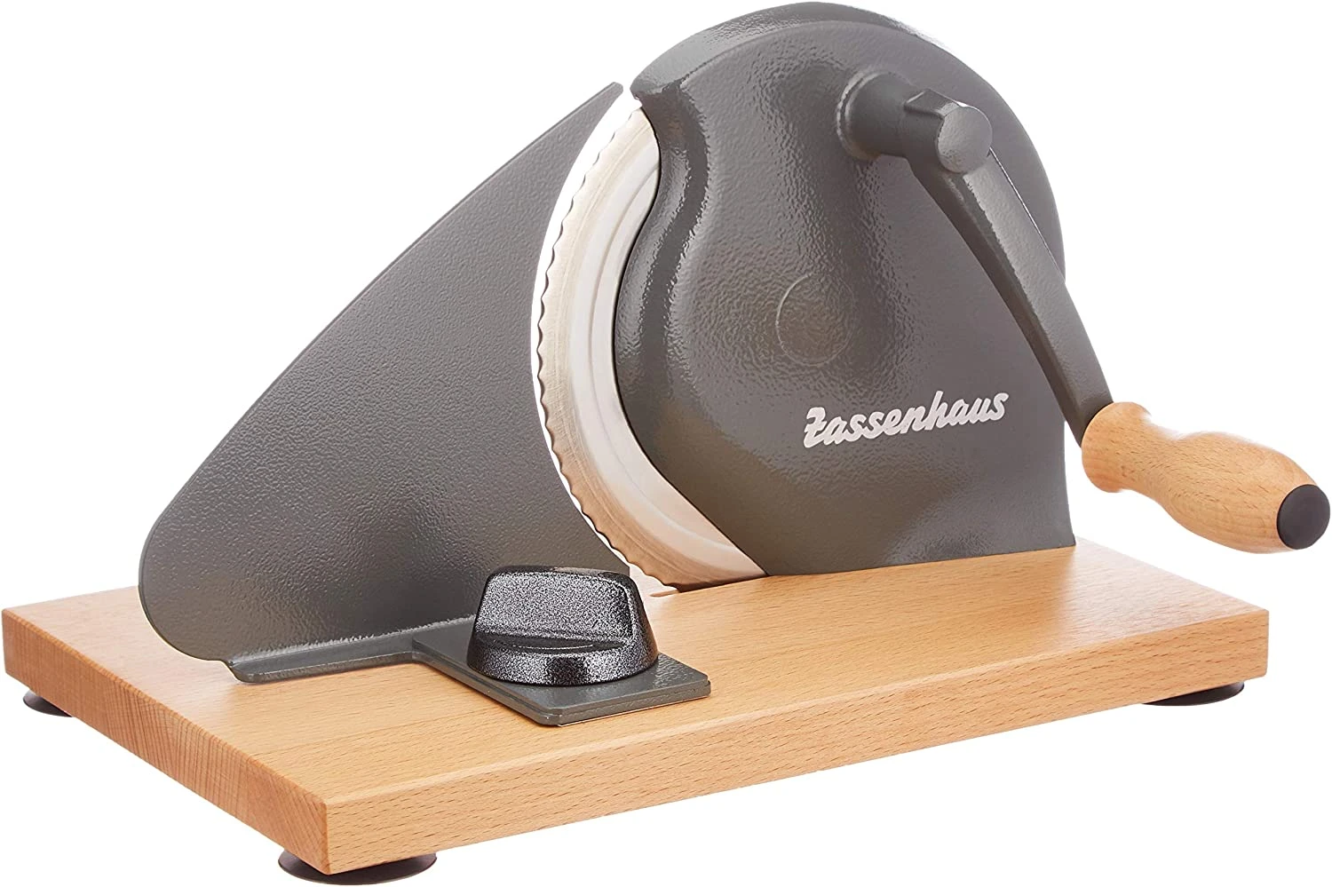 Zassenhaus Manual Bread Slicer Classic Hand Crank 11.75 In By 8 In - Gray 3 Zassenhaus Manual Bread Slicer Classic Hand Crank 11.75 In By 8 In - Gray