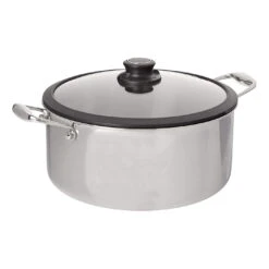 Black Cube 7.5 Qt. Stockpot W/Lid