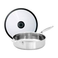 Black Cube Stainless 4.5 Qt. Sauté Pan W/Lid