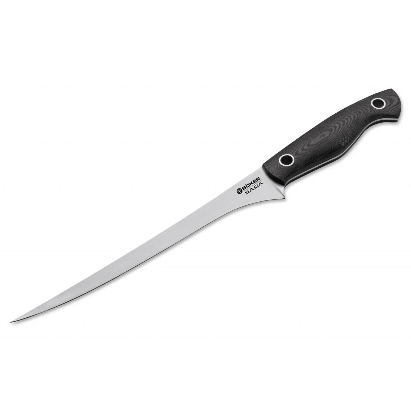 Boker Saga 7.7" Fillet Knife - G10 Satin 3 Boker Saga 7.7" Fillet Knife - G10 Satin