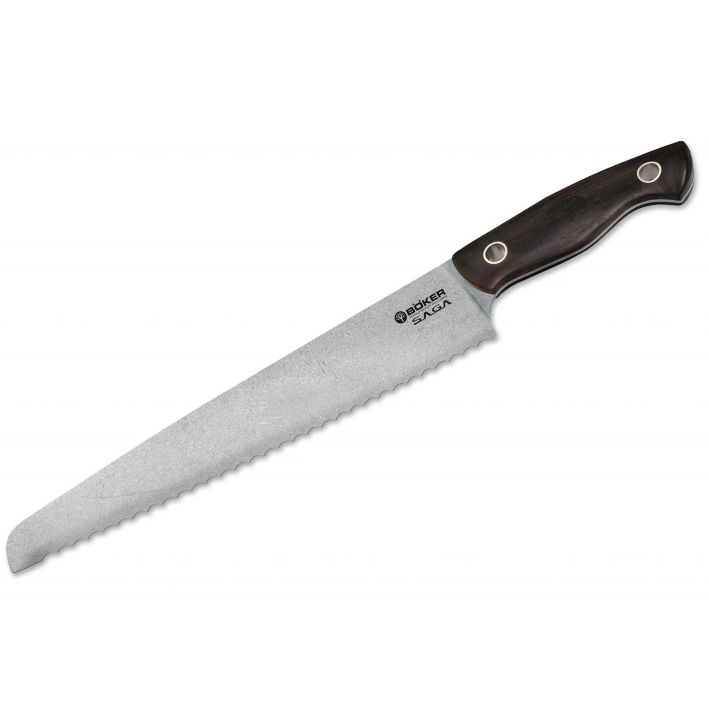 Boker Saga 9.3" Bread Knife - Grenadill Wood 3 Boker Saga 9.3" Bread Knife - Grenadill Wood