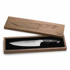 Cangshan 8" Chef Knife - Black -Redel Cookware Shop cangshan 8 chef knife black inset4