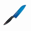 Chroma Kasumi Titanium: 7" Santoku Knife - Blue -Redel Cookware Shop chroma kasumi titanium santoku knife blue ktb2