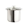 Cristel Casteline Removable Handle - 10 Qt Stockpot W/Lid -Redel Cookware Shop cristel casteline removable handle 10 qt stockpot w lid m24qkp