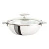Cristel Casteline Removable Handle - 3 Qt Wok W/Lid