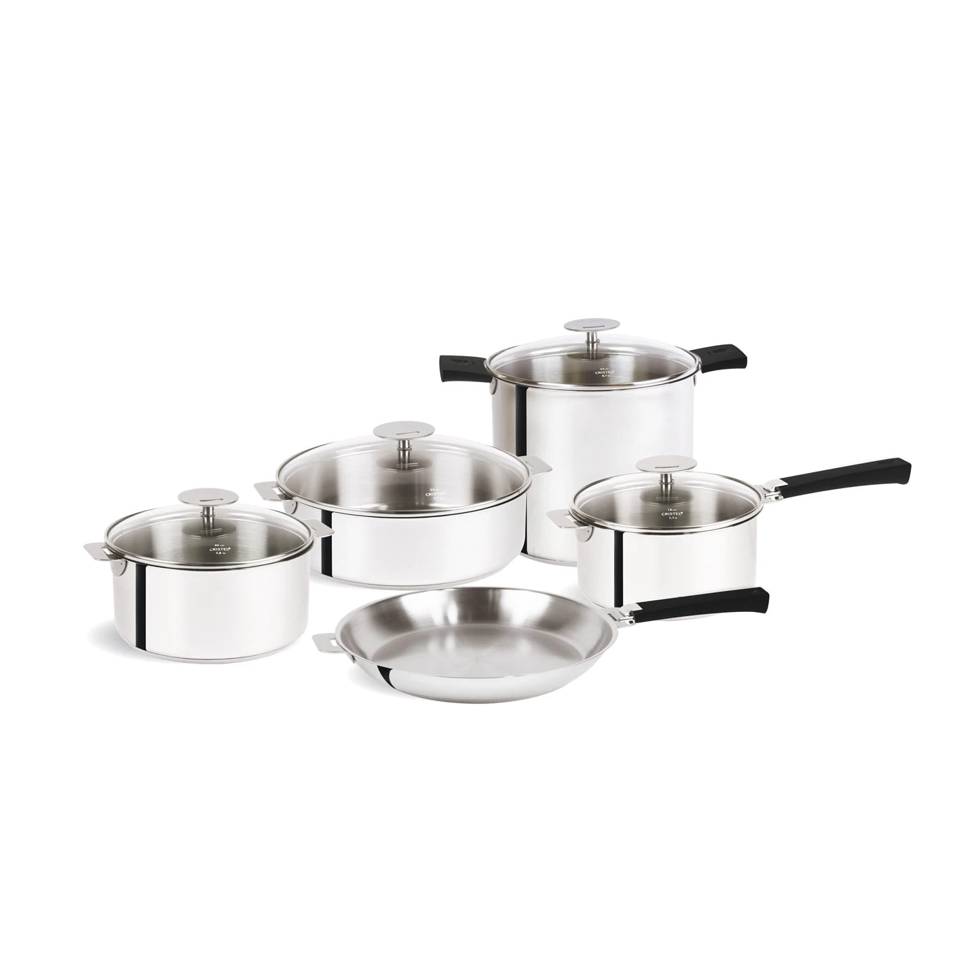 Cristel Mutine Removable Handle - 13-Pc Stainless Steel Cookware Set 3 Cristel Mutine Removable Handle - 13-Pc Stainless Steel Cookware Set