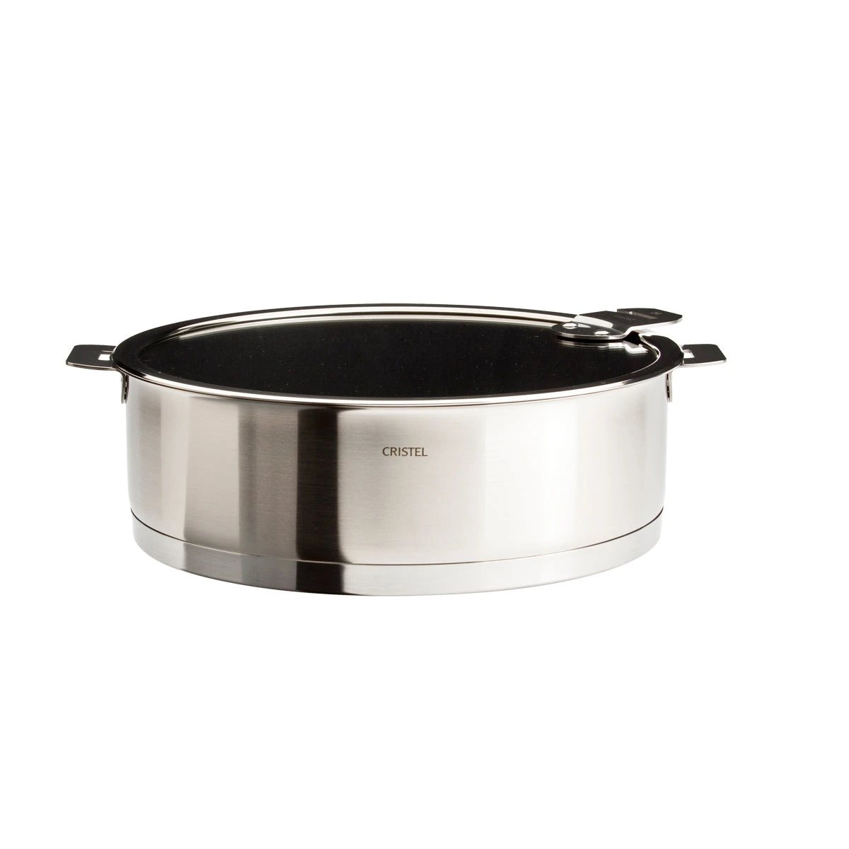 Cristel Strate Removable Handle - 3.5 Qt Non-Stick Saute Pan W/Lid 3 Cristel Strate Removable Handle - 3.5 Qt Non-Stick Saute Pan W/Lid