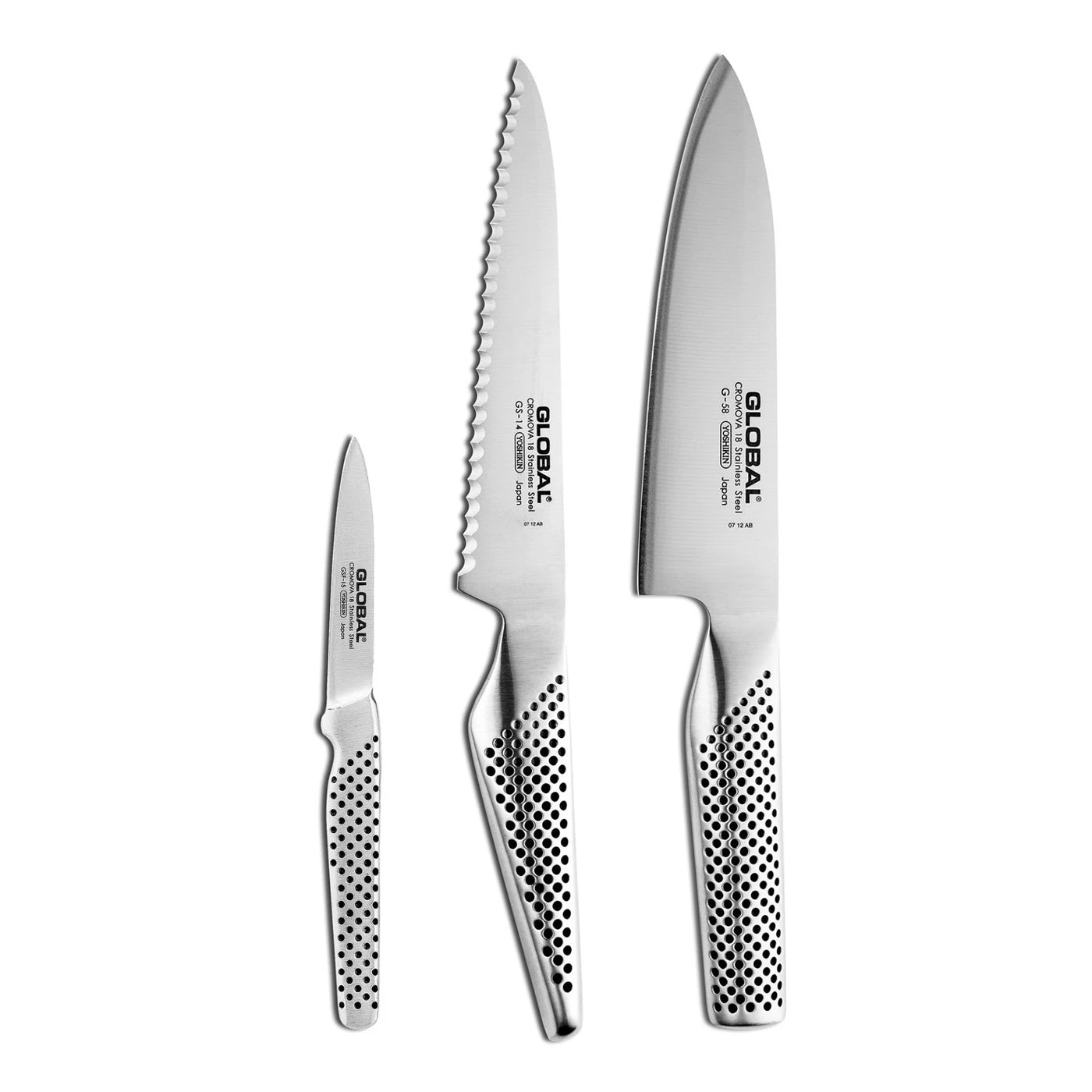Global G-581415 - 3 Pc. Knife Set 3 Global G-581415 - 3 Pc. Knife Set