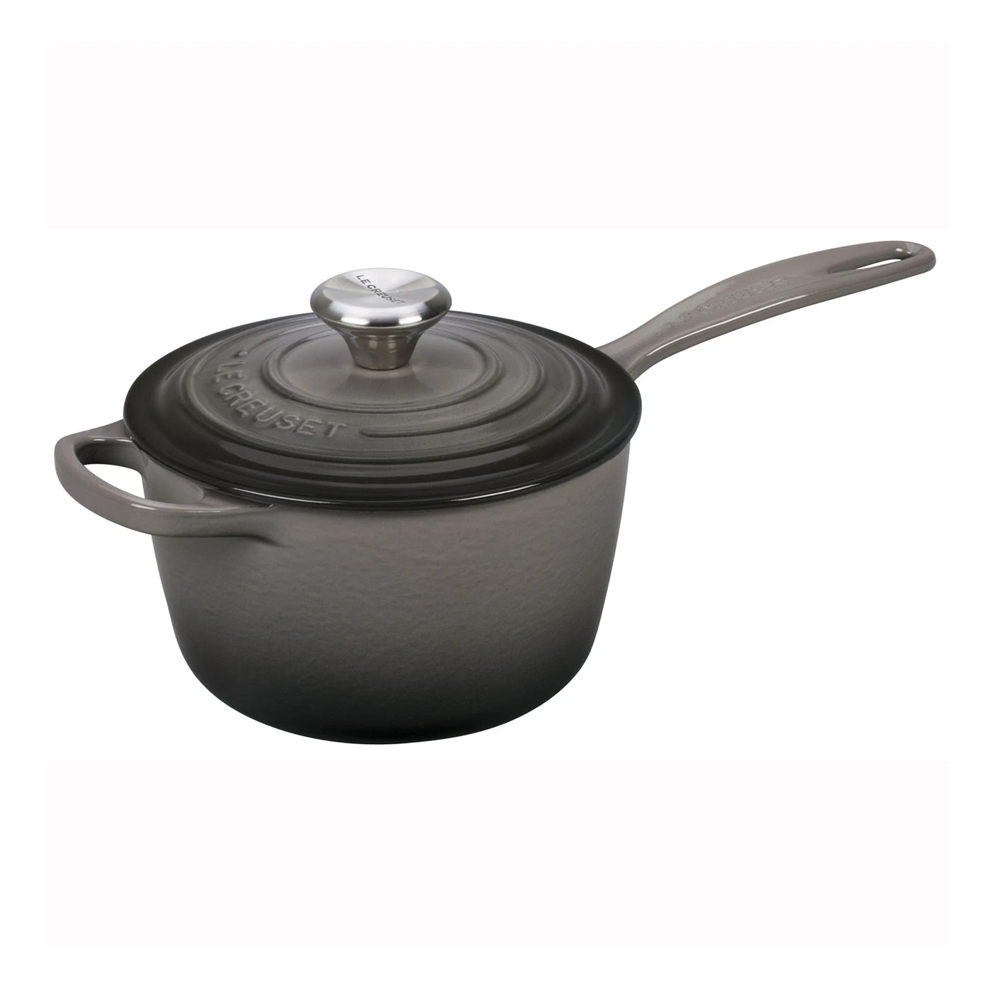 Le Creuset 1 3/4 Qt. Signature Saucepan W/Stainless Steel Knob - Oyster 3 Le Creuset 1 3/4 Qt. Signature Saucepan W/Stainless Steel Knob - Oyster