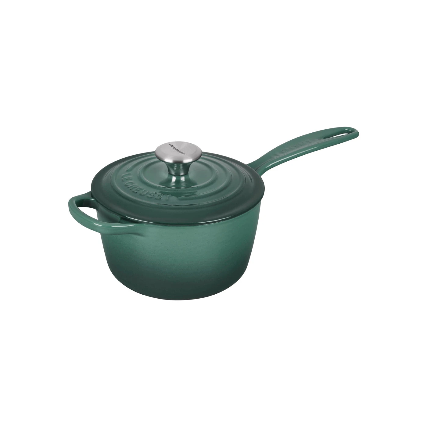 Le Creuset 1 3/4 Qt. Signature Saucepan W/Stainless Steel Knob - Artichaut 3 Le Creuset 1 3/4 Qt. Signature Saucepan W/Stainless Steel Knob - Artichaut