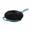 Le Creuset 9" (1 3/8 Qt.) Signature Cast Iron Handle Skillet - Caribbean