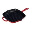 Le Creuset 10 1/4" Signature Square Skillet Grill - Cerise -Redel Cookware Shop le creuset 10 1 4 signature square skillet grill cerise ls2021 2667