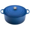 Le Creuset 13 1/4 Qt. Signature Round Dutch Oven W/Stainless Steel Knob - Marseille- Personalized Engraving Available -Redel Cookware Shop le creuset 13qt signature round french oven marseille ls2501 3459ss