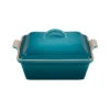Le Creuset 2 1/2 Qt. (9") Heritage Covered Square Casserole - Caribbean