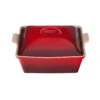 Le Creuset 2 1/2 Qt. (9") Heritage Covered Square Casserole - Cerise -Redel Cookware Shop le creuset 2 1 2 qt heritage covered square casserole cherry pg0805 2367 1bebdb12 4bf6 4c31 9fd1 daadf7dcf38f
