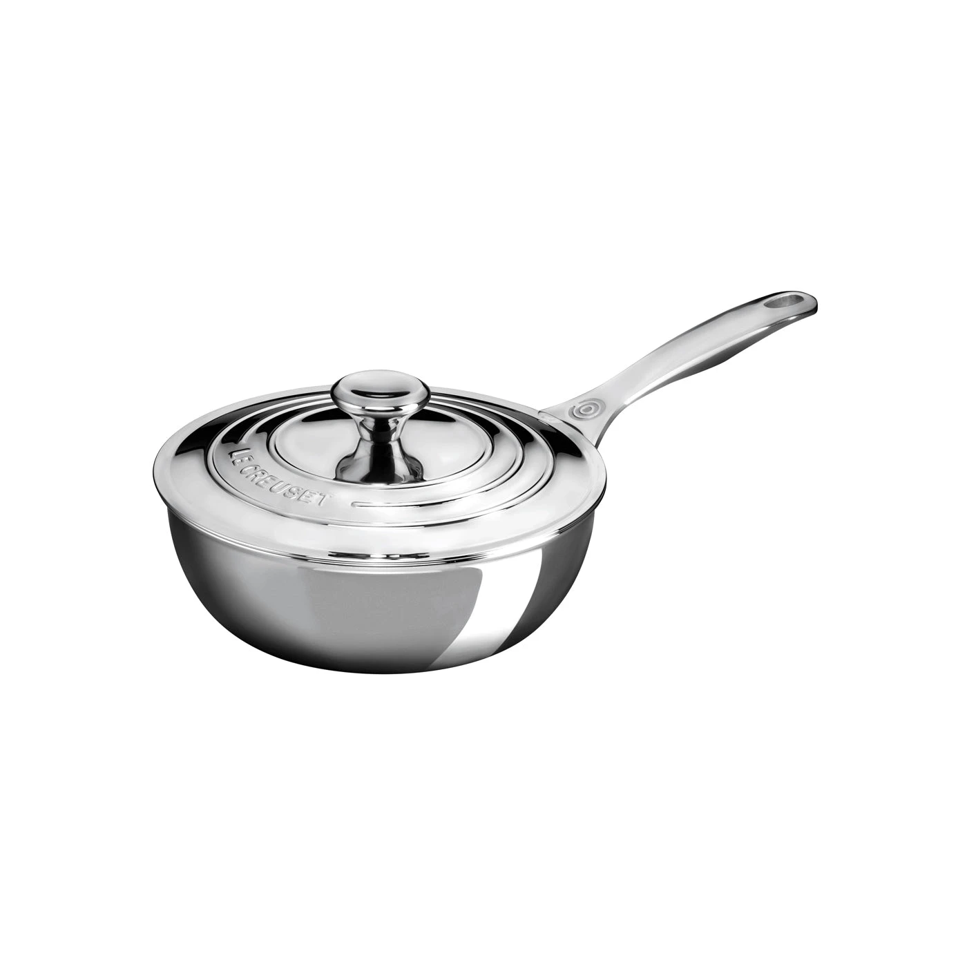 Le Creuset 2 Qt. Saucier Pan W/Lid - 2016 House Special - Stainless Steel 3 Le Creuset 2 Qt. Saucier Pan W/Lid - 2016 House Special - Stainless Steel