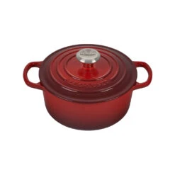 Le Creuset 2 Qt. Signature Round Dutch Oven W/Stainless Steel Knob - Cerise