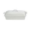 Le Creuset 4 Qt. (12" X 9") Heritage Covered Rectangular Casserole - White -Redel Cookware Shop le creuset 4 qt heritage covered rectangular casserole white pg0705 3316