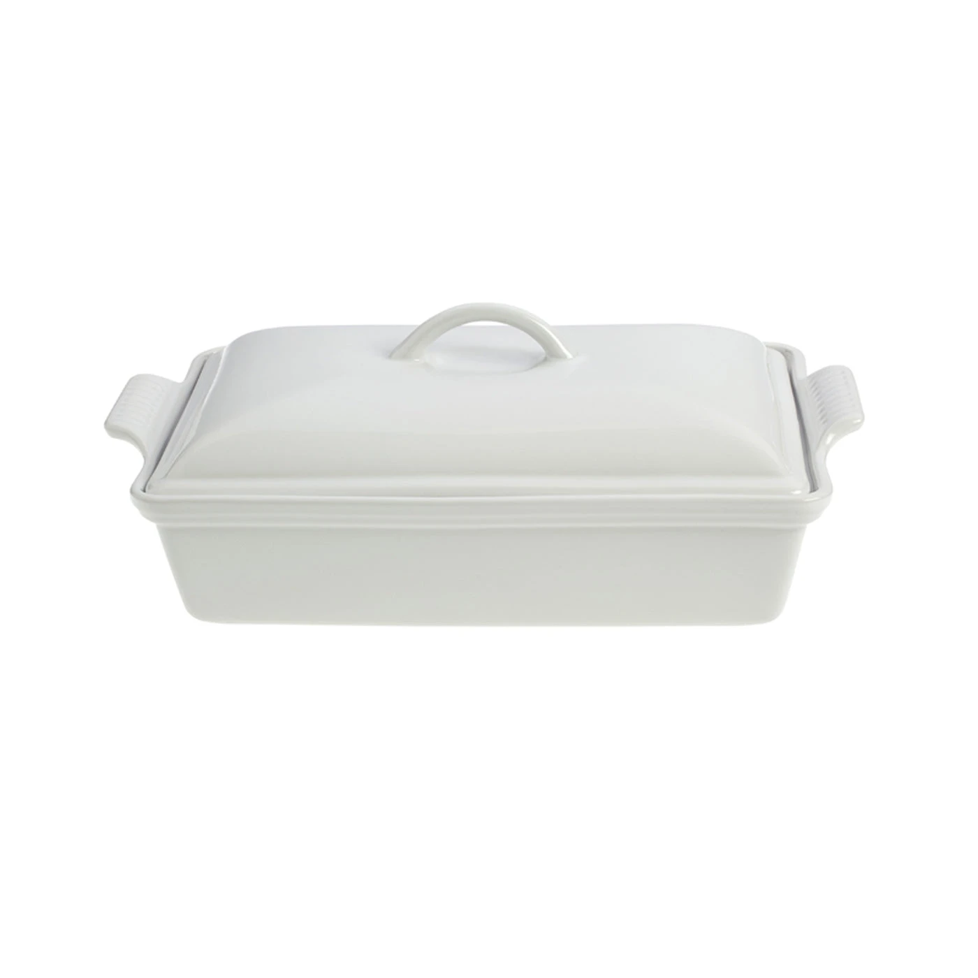 Le Creuset 4 Qt. (12" X 9") Heritage Covered Rectangular Casserole - White 3 Le Creuset 4 Qt. (12" X 9") Heritage Covered Rectangular Casserole - White