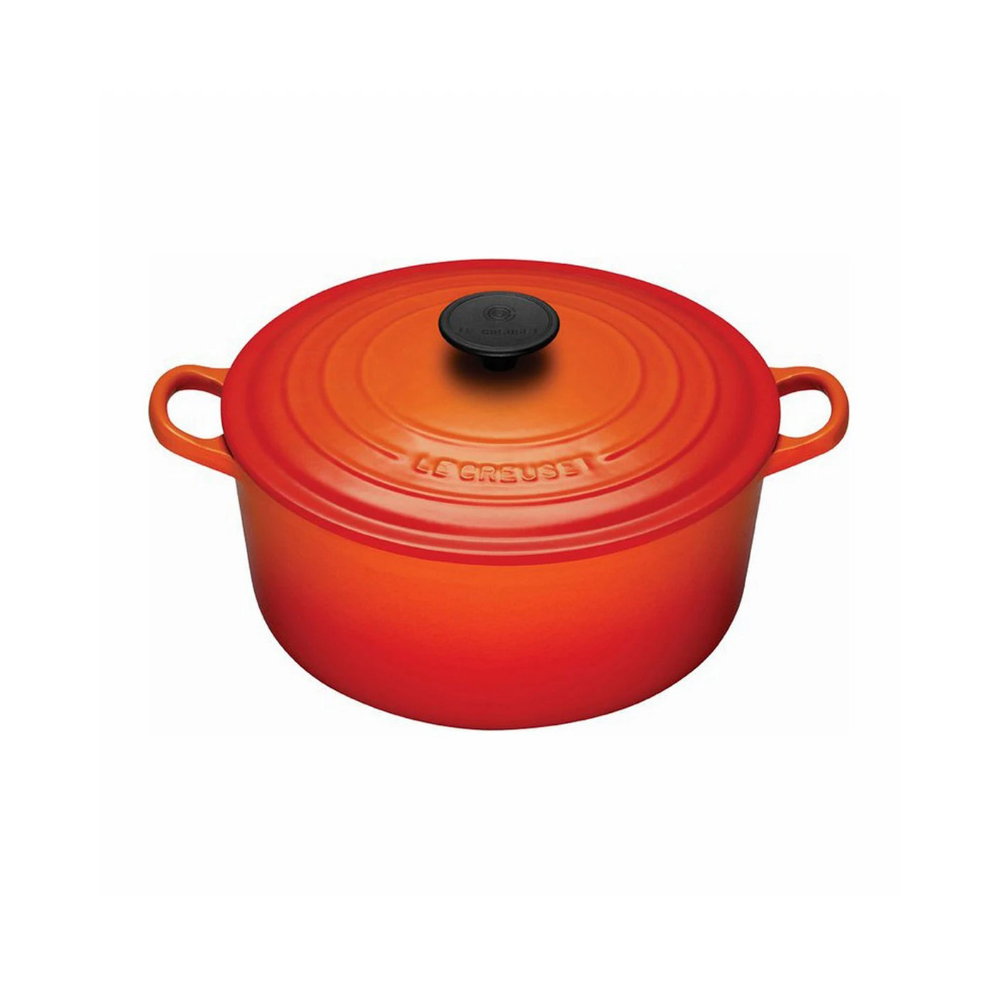 Le Creuset 4 1/2 Qt. Signature Round Dutch Oven - Flame 3 Le Creuset 4 1/2 Qt. Signature Round Dutch Oven - Flame