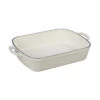 Le Creuset 5 1/4 Qt. (11.7" X 16.8") Signature Rectangular Roaster - White -Redel Cookware Shop le creuset 5 1 4 qt signature rectangular roaster white ls2011 3316