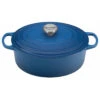 Le Creuset 5 Qt. Signature Oval Dutch Oven W/Stainless Steel Knob - Marseille- Personalized Engraving Available -Redel Cookware Shop le creuset 5qt signature oval french oven marseille ls2502 2959ss