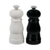Le Creuset 5" X 2" Petite Salt And Pepper Mill Set - Black & White -Redel Cookware Shop le creuset 5x2 petite salt and pepper mill set black white mg510 bw