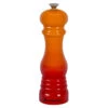 Le Creuset 8" X 2 1/2" Pepper Mill - Flame -Redel Cookware Shop le creuset 8 x 2 1 2 pepper mill flame mg600 2