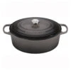 Le Creuset 9 1/2 Qt. Signature Oval Dutch Oven W/Stainless Steel Knob - Oyster- Personalized Engraving Available