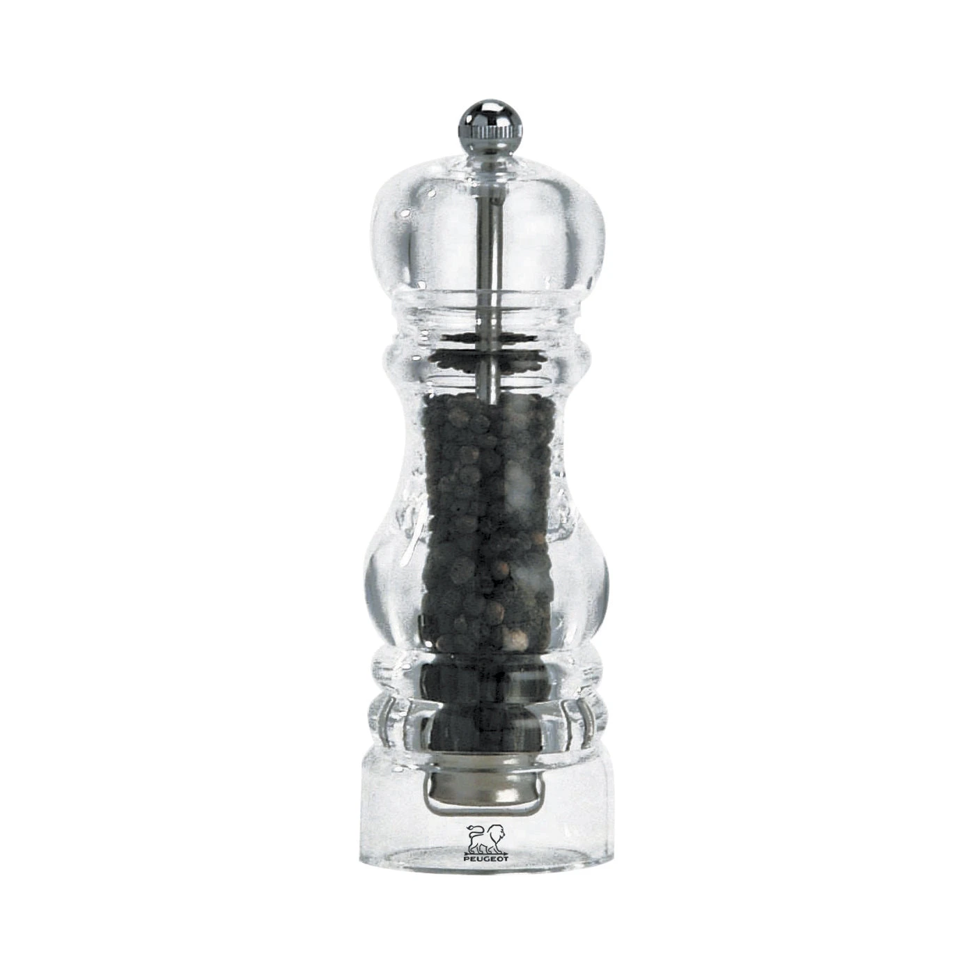 Peugeot Nancy Clear Acrylic Pepper Mill - 18cm/7" 3 Peugeot Nancy Clear Acrylic Pepper Mill - 18cm/7"