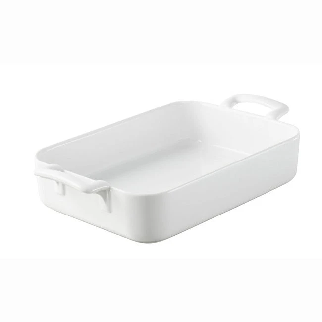 Revol Belle Cuisine Rectangular Roasting Dish 1.7L - White 3 Revol Belle Cuisine Rectangular Roasting Dish 1.7L - White