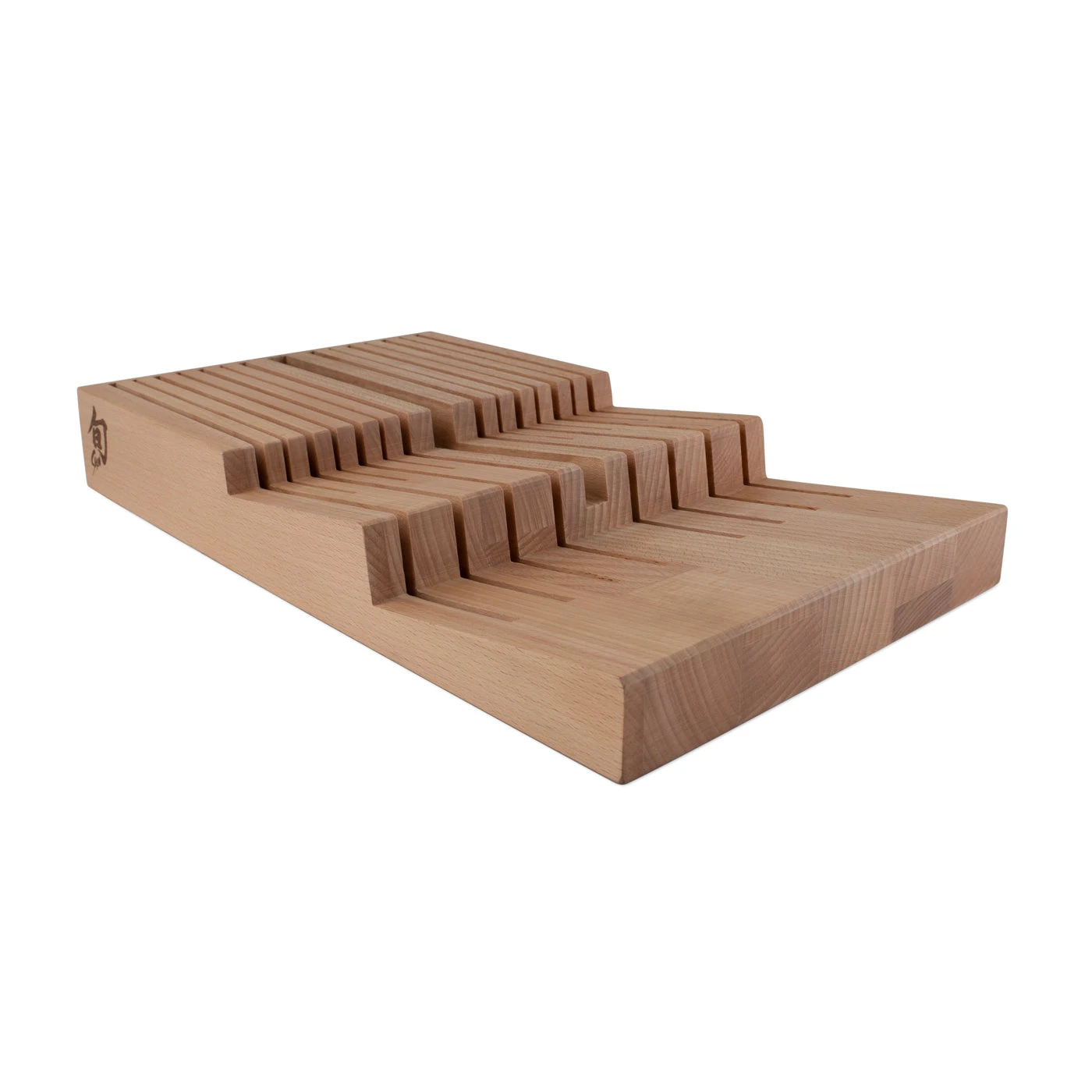 Shun - 15-Slot In-Drawer Bamboo Knife Tray 10" X 17" X 2.375" 3 Shun - 15-Slot In-Drawer Bamboo Knife Tray 10" X 17" X 2.375"