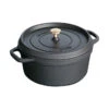 Staub Round Cocotte - 7Qt - Black Matte 1 Staub Round Cocotte - 7Qt - Black Matte -Redel Cookware Shop staub round cocotte black matte 1102825 8401a701 3f98 498b 9281 e3f177b3e298