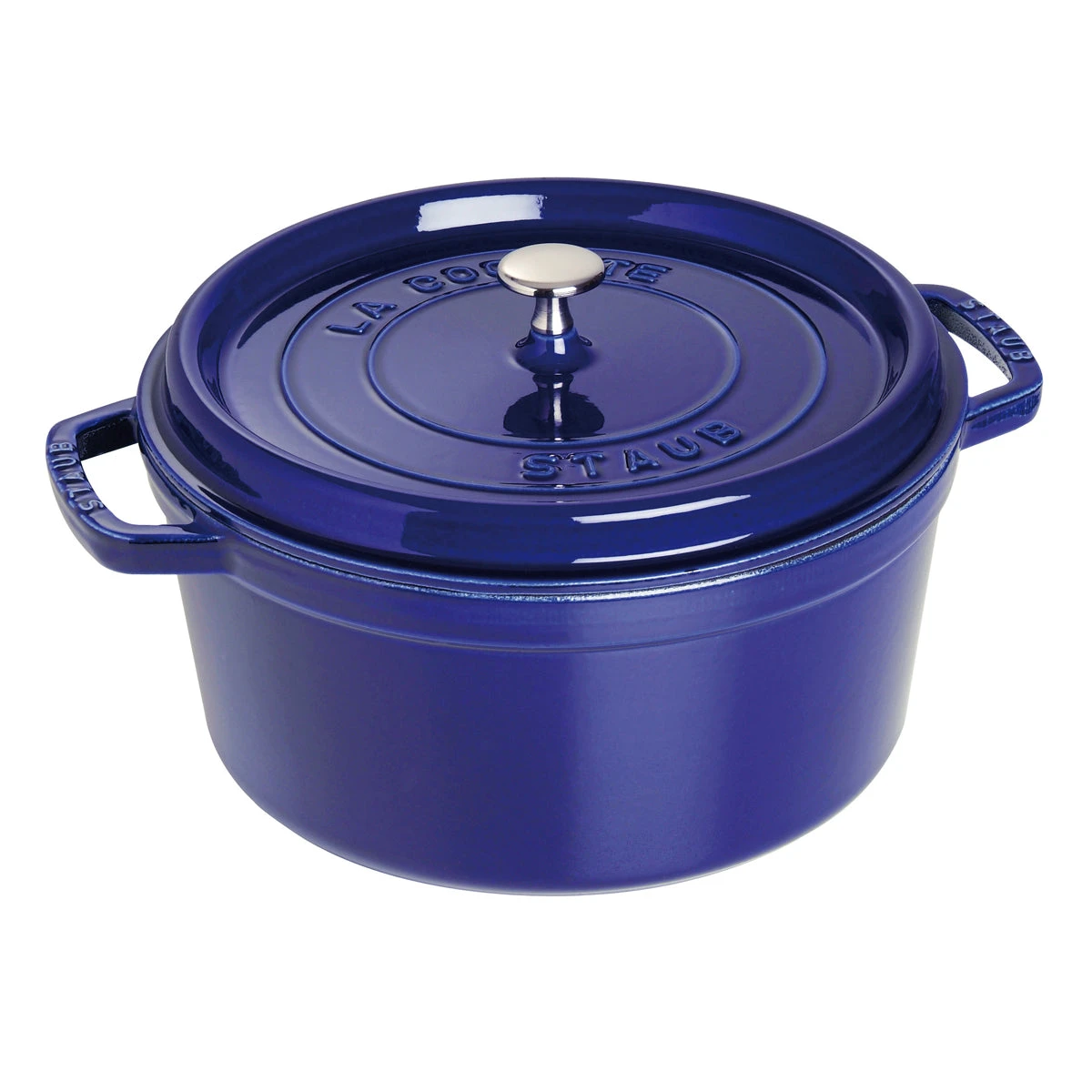 Staub Round Cocotte - 9Qt - Dark Blue 3 Staub Round Cocotte - 9Qt - Dark Blue