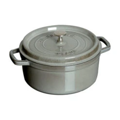 Staub Round Cocotte - 13.25Qt - Graphite Grey