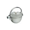 Staub Round Teapot/Kettle - 1QT - Graphite Grey 2 Staub Round Teapot/Kettle - 1QT - Graphite Grey -Redel Cookware Shop staub round teapot 1qt graphite grey 1650018 0157570b df5c 4bcd 88ec c75a4491074b