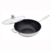 Swiss Diamond - 12.5" Prestige Clad Wok W/Lid -Redel Cookware Shop swiss diamond 125 prestige clad wok w lid sdp31032i 21eb3914 f3f0 4ef1 bd90 86340b5bfbcd