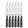 Wusthof Classic - 6 Pc. Steak Knife Set -Redel Cookware Shop wusthof classic steak knife set 1120160601