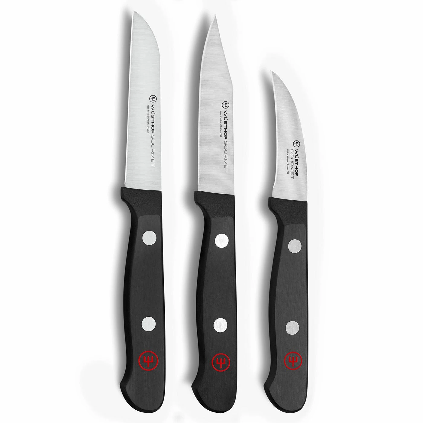 Wusthof Gourmet - 3 Pc. Paring Knife Set 3 Wusthof Gourmet - 3 Pc. Paring Knife Set