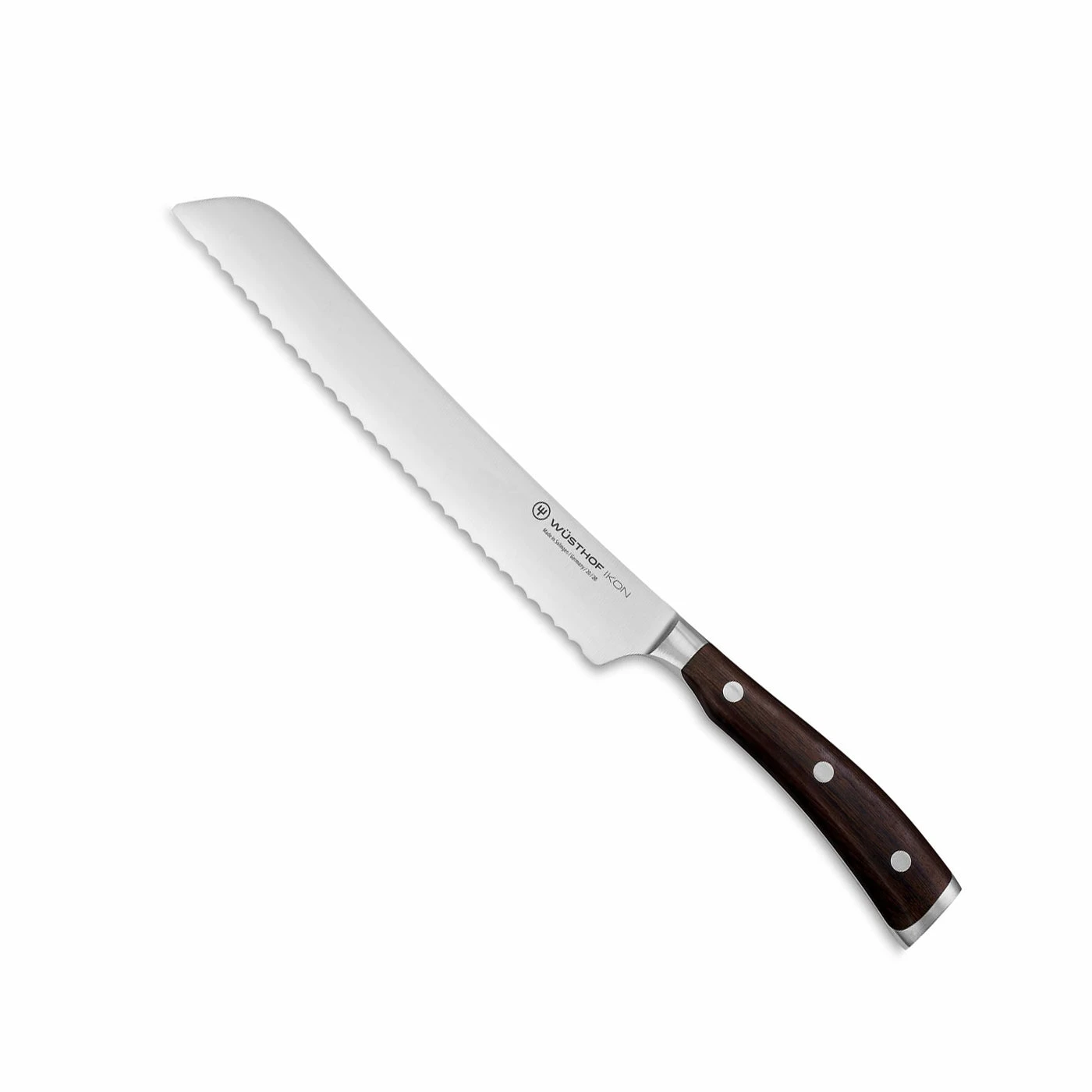 Wusthof Ikon Blackwood - 8" Bread Knife 2 Wusthof Ikon Blackwood - 8" Bread Knife